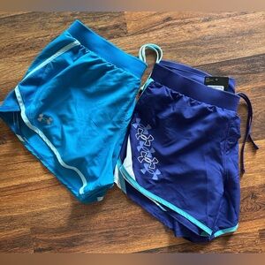 Lot of 2 Womens Under Armour Shorts size M